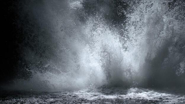 Frozen Motion The Chaos Within a Waterfalls Splash photo
