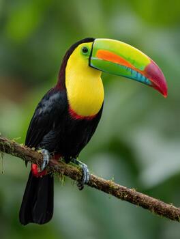 The Multi Colored Bill of the Toucan photo
