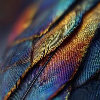 A Hummingbird Showing a Spectrum of Light photo