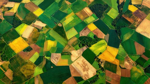el labor de retazos me gusta apariencia de granja campos foto