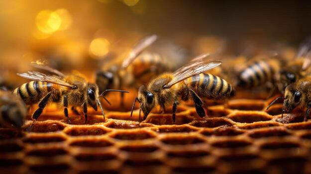 A Forest at Dusk with a Magical Firefly Swarm photo
