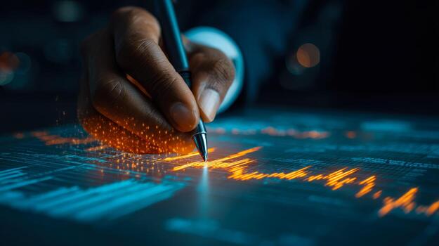 datos análisis y visualización con digital tecnología foto