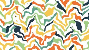 dinamico astratto modello animazione colorato biologico forme mutevole senza soluzione di continuità. video