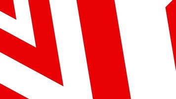 Abstract Red and White Geometric Pattern Animation Dynamic Visual Background. video