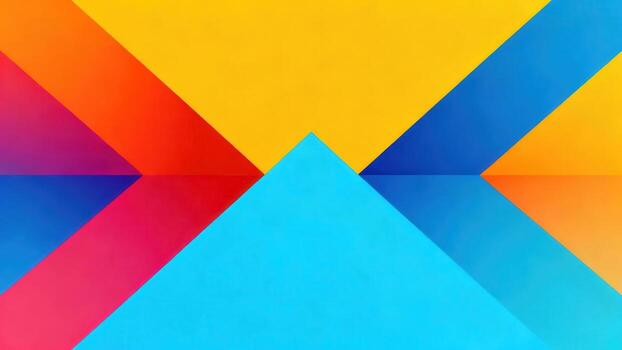 vistoso geométrico formas crear un vibrante resumen antecedentes. foto