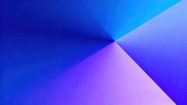 suave degradado transiciones desde profundo azul a ligero púrpura converger a un central punto. foto