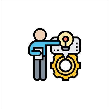 Operational Flow and Mechanical Efficiency vector