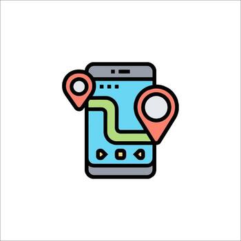 Geographic Data and Asset Monitoring vector