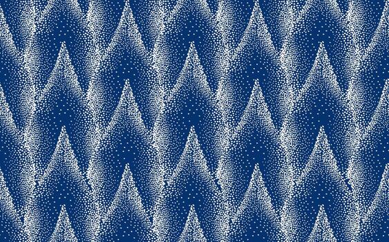 punteado línea cuadrícula sin costura modelo. ondulado polca punto blanco textura. artístico degradado antecedentes vector