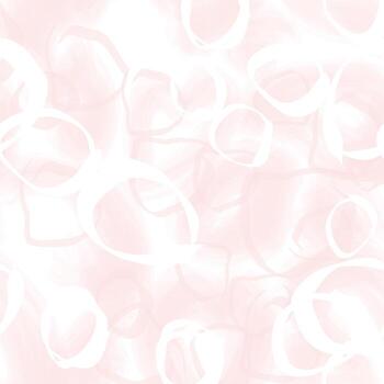 Seamless watercolor texture. Pattern with bubble cirlce shape lines. Stylish gentle drawing white background vector