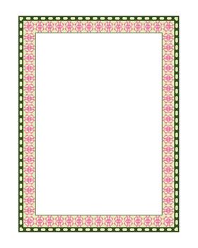 Decorative Christmas frame border text box design hand drawn invitation card template vector