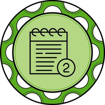 Note High Quality Flat Object vector