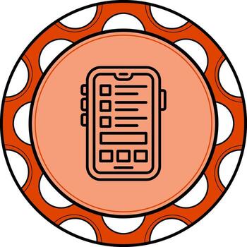 Lista de Verificación único web diseño objeto vector