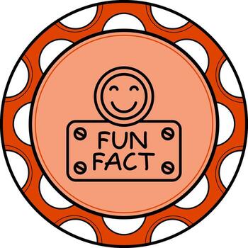 divertido hecho personalizado plano diseño forma vector