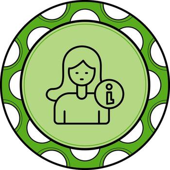 llamada centrar agente personalizado ui Arte diseño vector