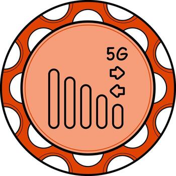 Signal Minimal Flat Art Feature vector