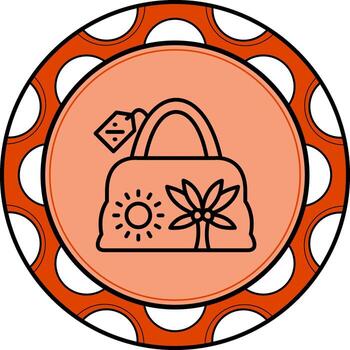 bolso personalizado ui Arte diseño vector