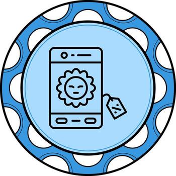 teléfono inteligente dinámica moderno diseño elemento vector