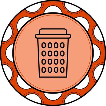 lavandería cesta dinámica web Arte característica vector