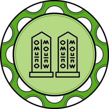 Hieroglyph Language Stylish Web Design Symbol vector