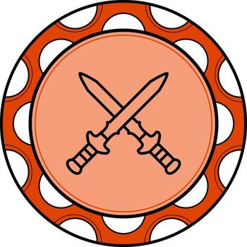 espadas personalizado ui Arte diseño vector