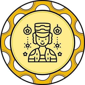 cascanueces disfraz personalizado plano gráfico diseño vector