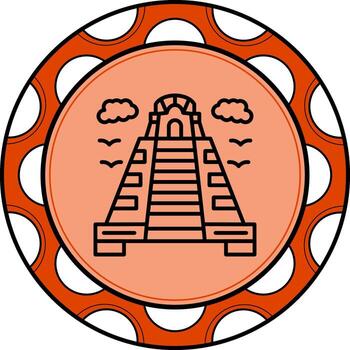 Pyramid Of Magician Unique Web Design Object vector