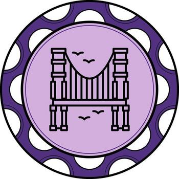 Golden Gate Functional UI Design Asset vector