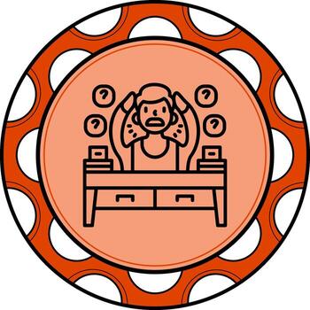 Forgetful High Quality Flat Object vector