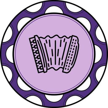 Accordion Professional Web Graphic Element vector