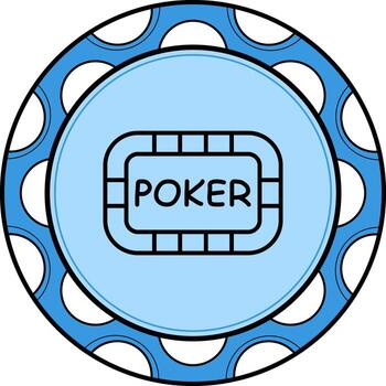 Poker Table Unique Web Design Object vector