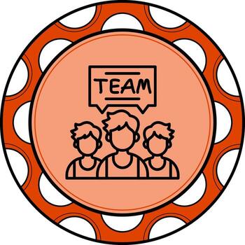 Team Balanced Web Graphic Feature vector
