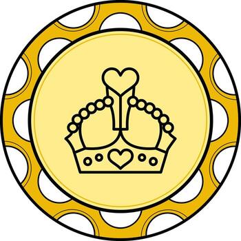 Crown Unique Web Design Object vector