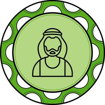 Arab Man Functional UI Design Asset vector