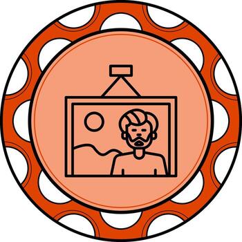 Dad Photo Frame Custom Graphic Feature vector