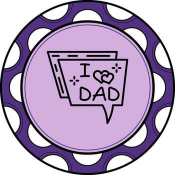 Chat Love Balanced Web Graphic Feature vector