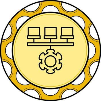 Logical Balanced Branding Graphic Layout vector