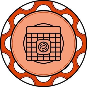 Grid Access Dynamic Modern Design Element vector