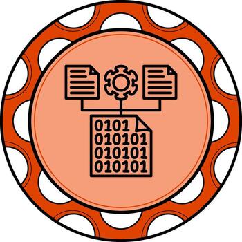 Files Transformation Clean Modern Art Element vector