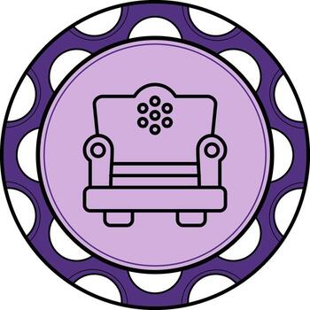 Sofa Professional Branding Design Element vector