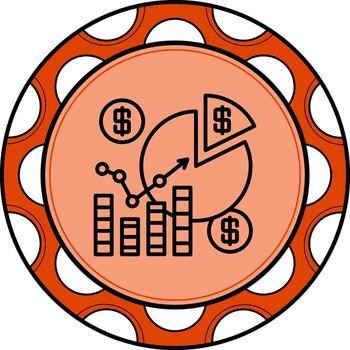 tarta gráfico sofisticado creativo gráfico característica vector