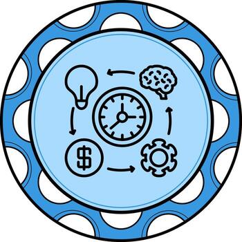 Business Process Dynamic Digital Design Layout vector