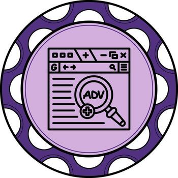 avanzado buscar sofisticado marca Arte diseño vector