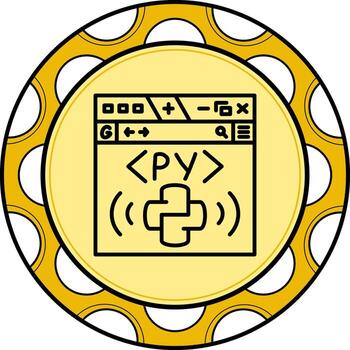 Python Stylish UI Element vector