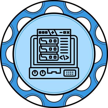 Backend Functional UI Design Asset vector