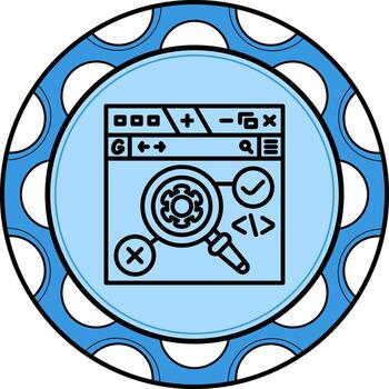 Program Testing Dynamic Web Graphic Object vector