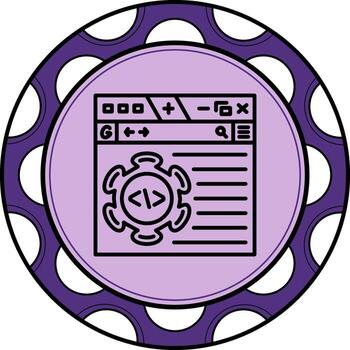 programación resumen digital Arte símbolo vector