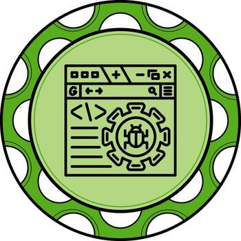 Bug Custom UI Art Layout vector