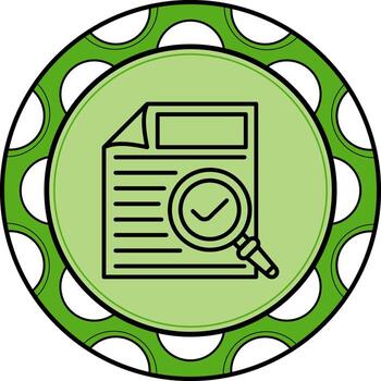 Proofing Balanced Modern Design Element vector