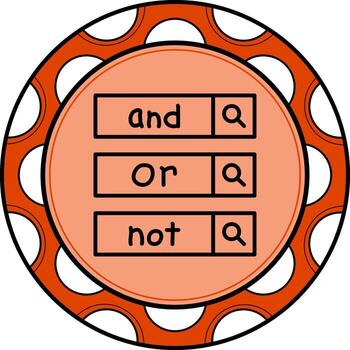 Boolean Search Innovative Branding Graphic Object vector